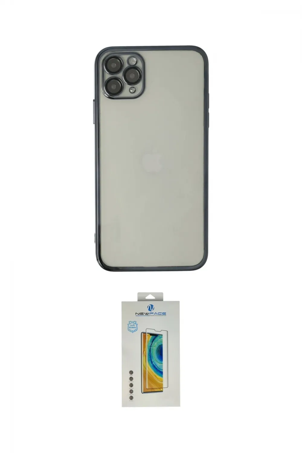 ieg™ iPhone 11 Pro Max Kılıf Vadi Minimal - Siyah Polymer Nano Ekran Koruyucu