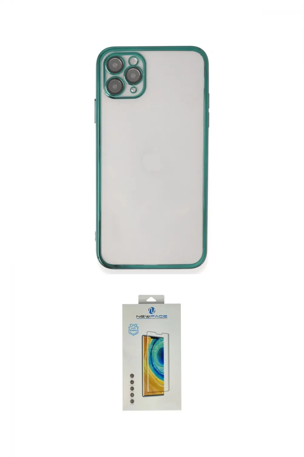 ieg™ iPhone 11 Pro Max Kılıf Vadi Minimal - Siyah Polymer Nano Ekran Koruyucu