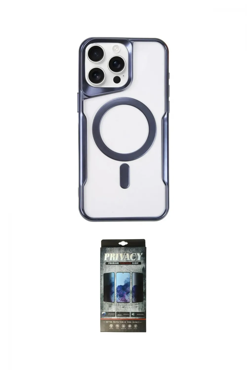 ieg™ iPhone 11 Pro Max Kılıf Yadigar Klasik Özel Seri - Siyah 34D Hayalet Izgaralı Cam