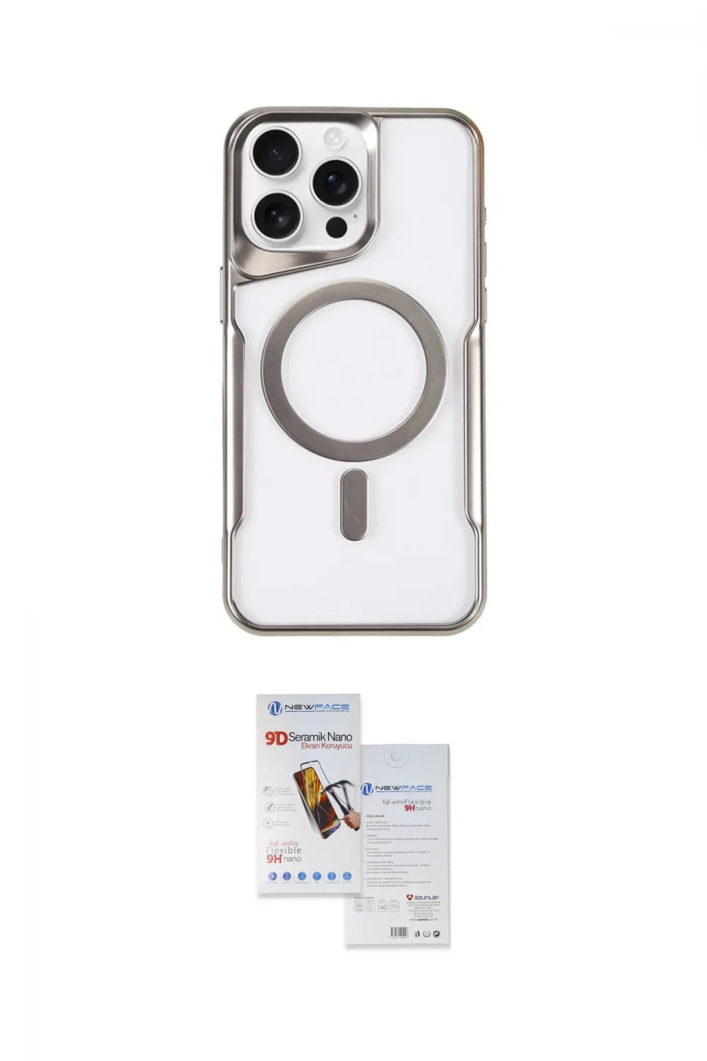 ieg™ iPhone 11 Pro Max Kılıf Yadigar Klasik Özel Seri - Siyah Seramik Nano Ekran Koruyucu
