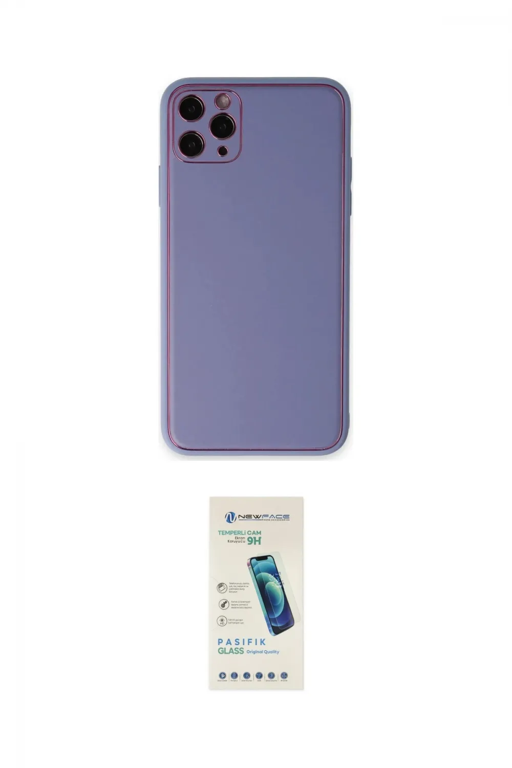 ieg™ iPhone 11 Pro Max Kılıf Yadigar Klasik - Şeffaf Pasifik Cam Ekran Koruyucu