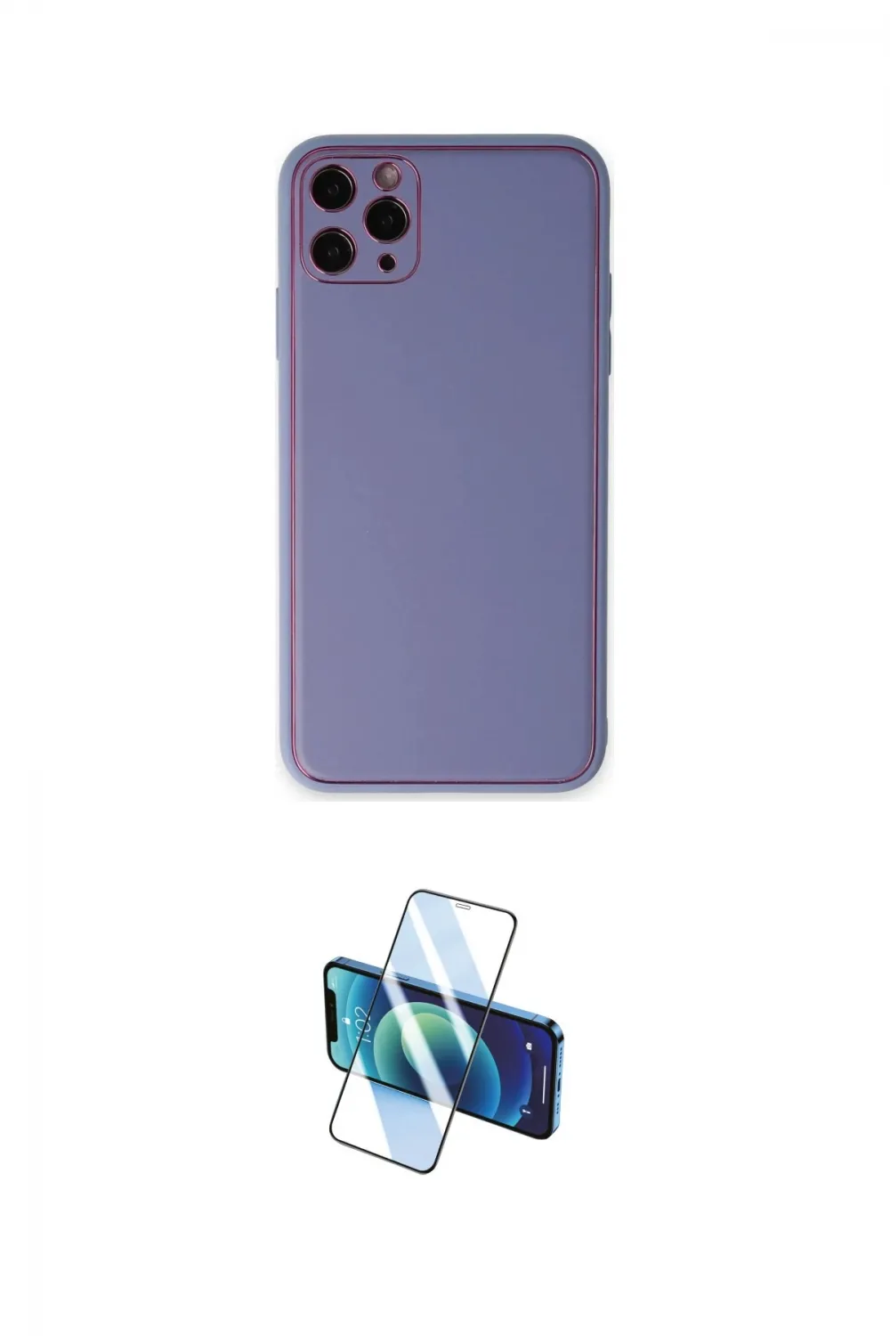 ieg™ iPhone 11 Pro Max Kılıf Yadigar Klasik - Siyah 3D Antistatik Seramik Nano Ekran Koruyucu