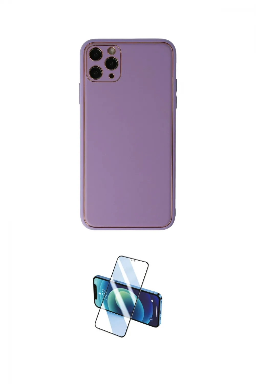 ieg™ iPhone 11 Pro Max Kılıf Yadigar Klasik - Siyah 3D Antistatik Seramik Nano Ekran Koruyucu