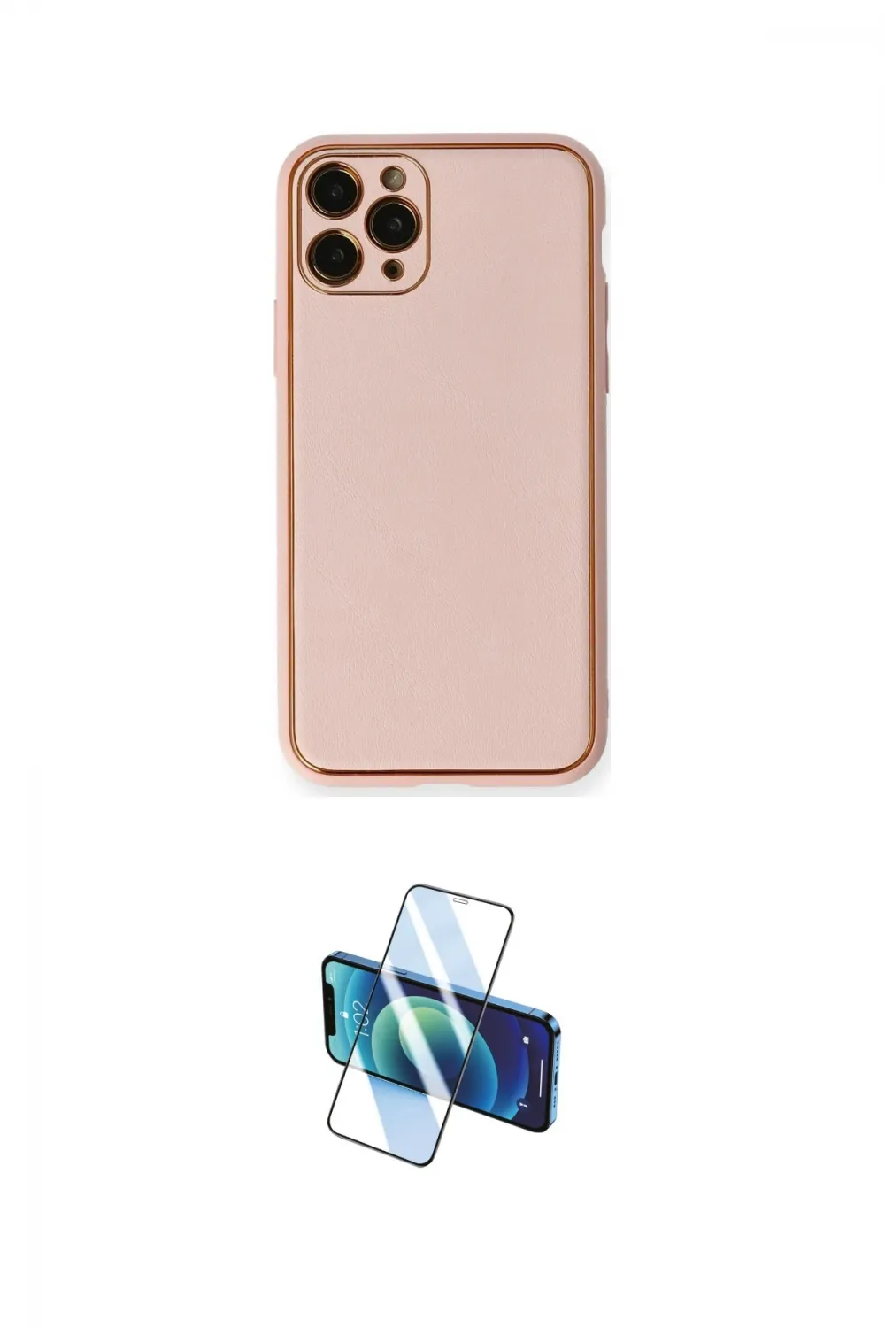 ieg™ iPhone 11 Pro Max Kılıf Yadigar Klasik - Siyah 3D Antistatik Seramik Nano Ekran Koruyucu