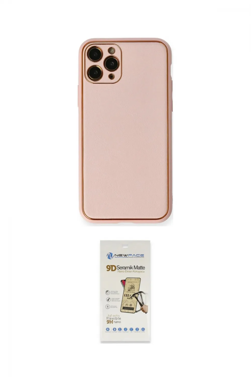 ieg™ iPhone 11 Pro Max Kılıf Yadigar Klasik - Siyah Mat Seramik Nano Ekran Koruyucu
