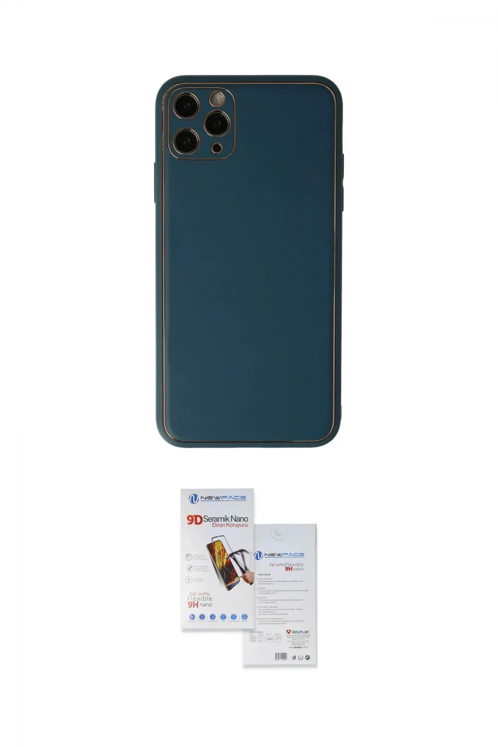ieg™ iPhone 11 Pro Max Kılıf Yadigar Klasik - Siyah Seramik Nano Ekran Koruyucu