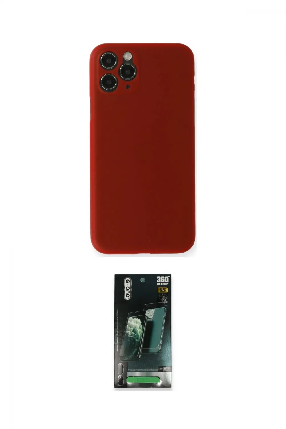 ieg™ iPhone 11 Pro Max Kılıf Yadigar Yansıma Serisi - Şeffaf 360 Full Body Arka Koruyucu