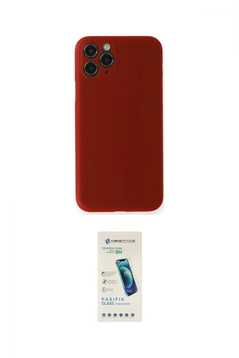 ieg™ iPhone 11 Pro Max Kılıf Yadigar Yansıma Serisi - Şeffaf Pasifik Cam Ekran Koruyucu