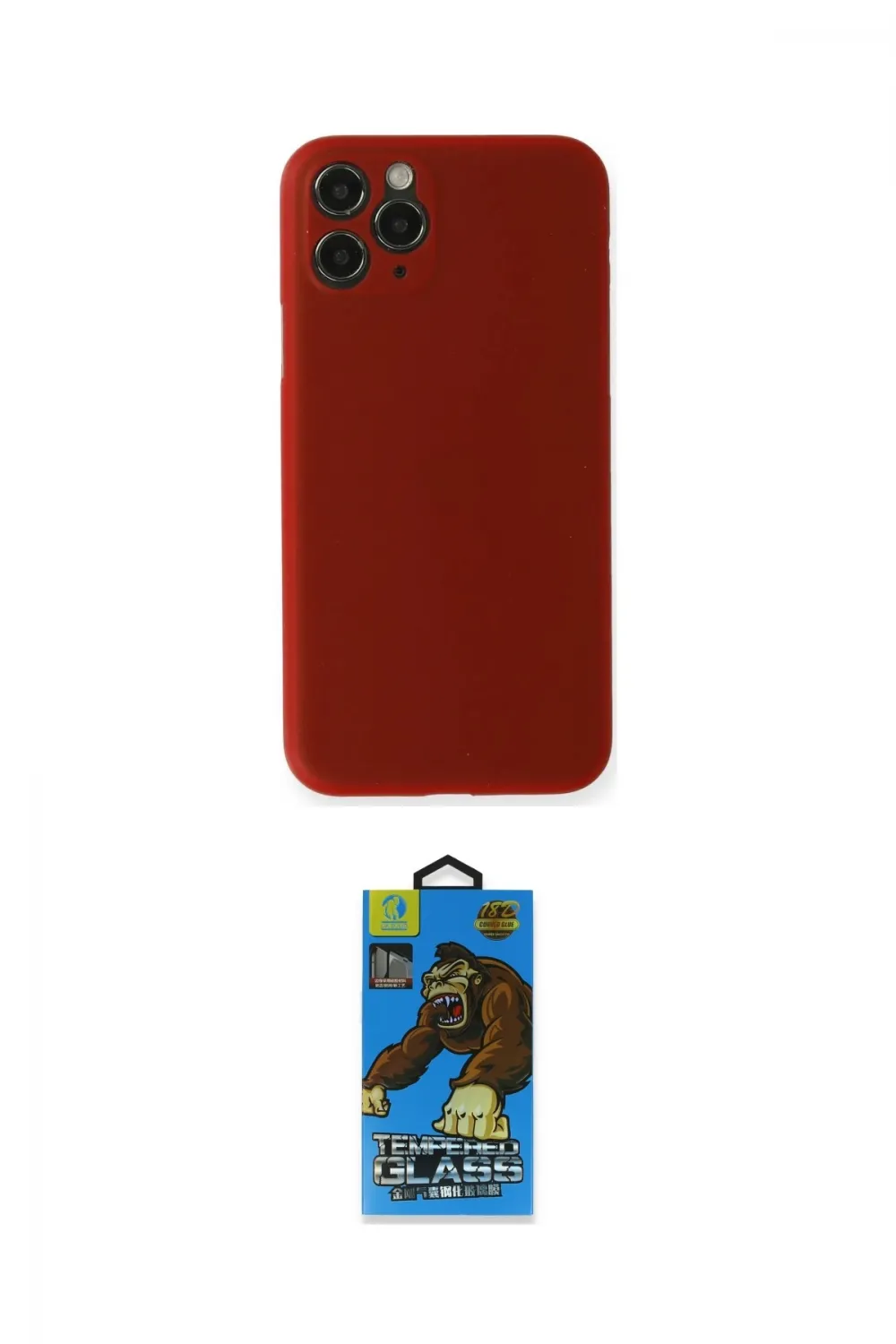 ieg™ iPhone 11 Pro Max Kılıf Yadigar Yansıma Serisi - Siyah 18D Cam Ekran Koruyucu