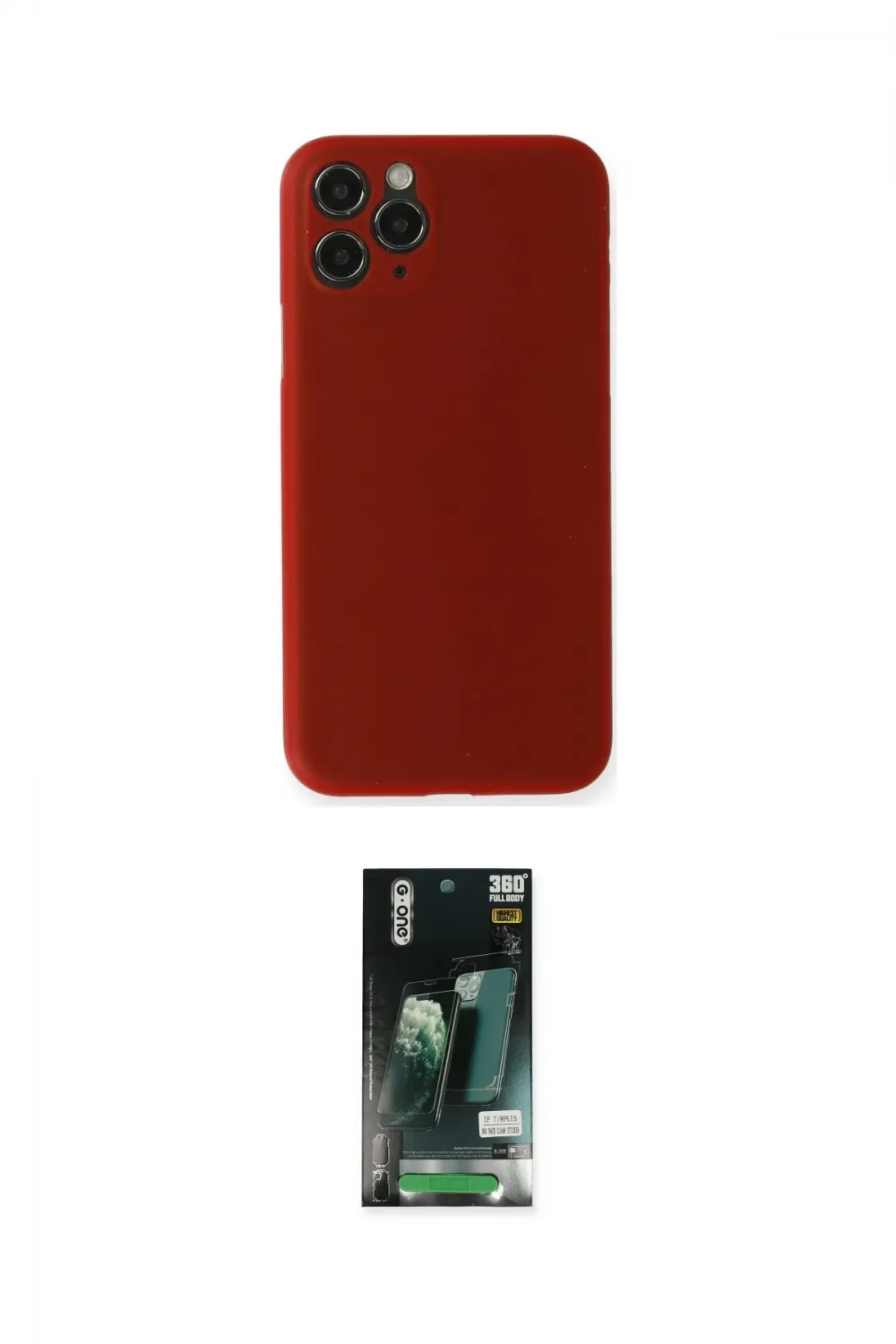 ieg™ iPhone 11 Pro Max Kılıf Yadigar Yansıma Serisi - Siyah 360 Mat Full Body Arka Koruyucu