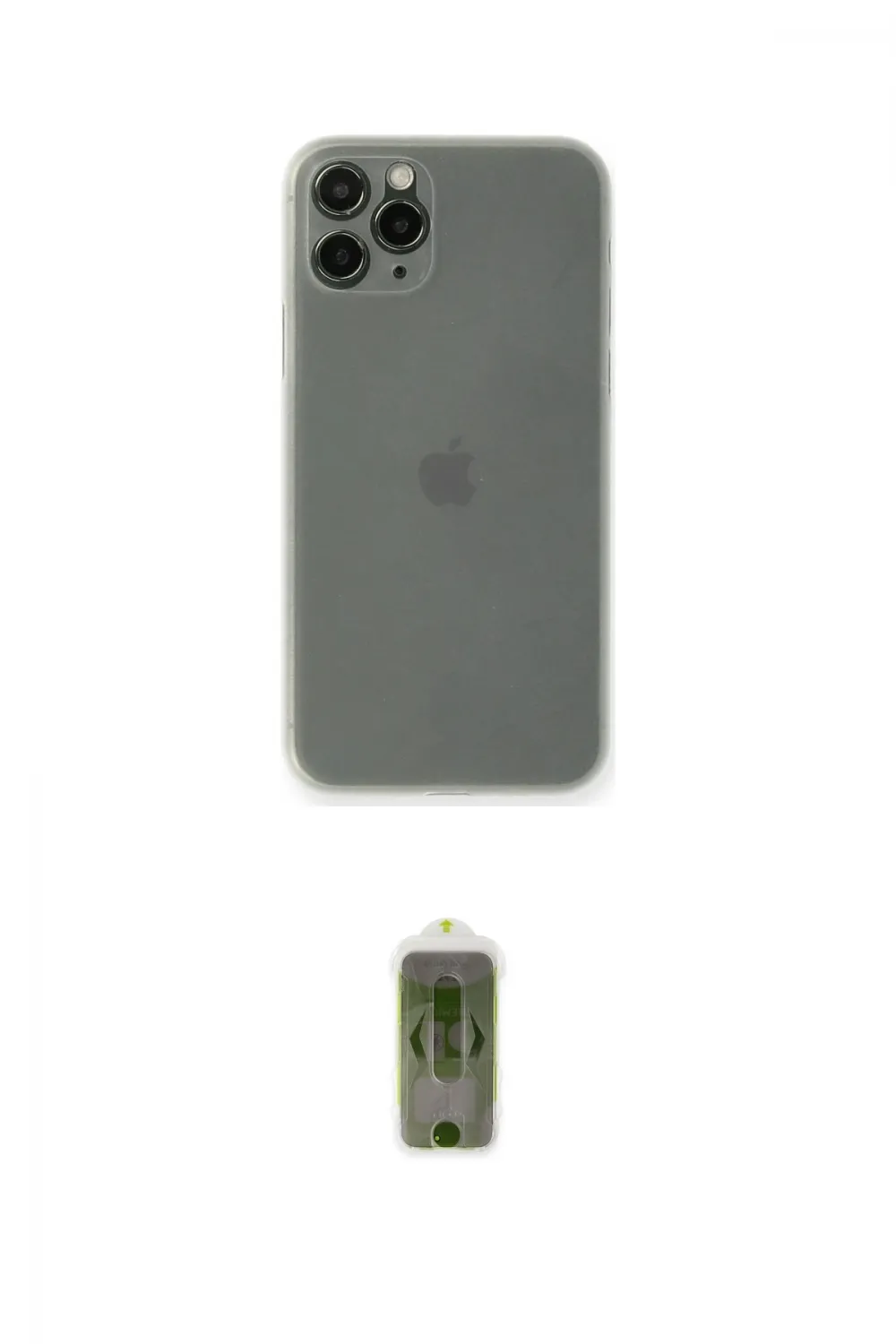 ieg™ iPhone 11 Pro Max Kılıf Yadigar Yansıma Serisi - Siyah Joko Magic 5D Hayalet Cam