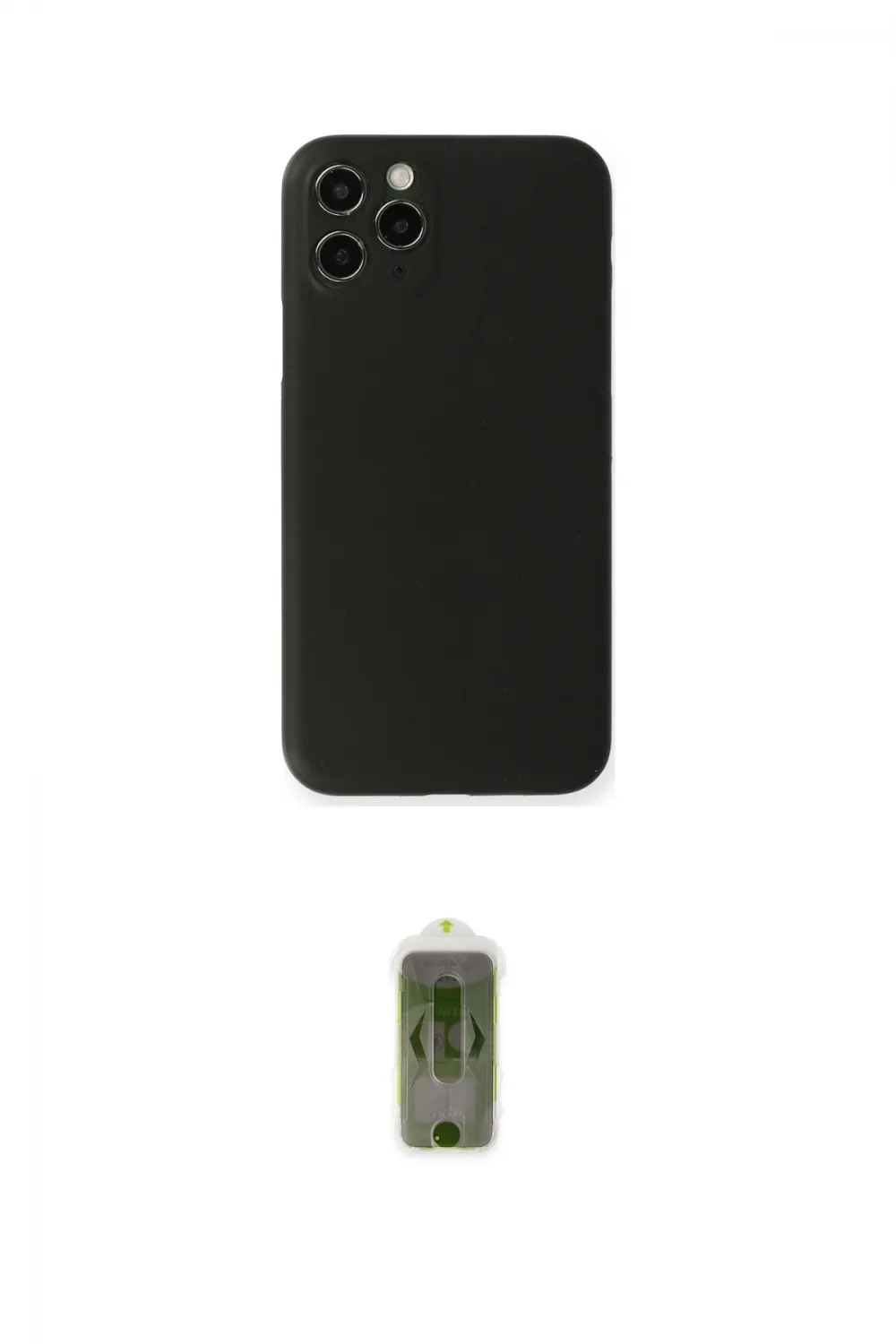 ieg™ iPhone 11 Pro Max Kılıf Yadigar Yansıma Serisi - Siyah Joko Magic 5D Hayalet Cam