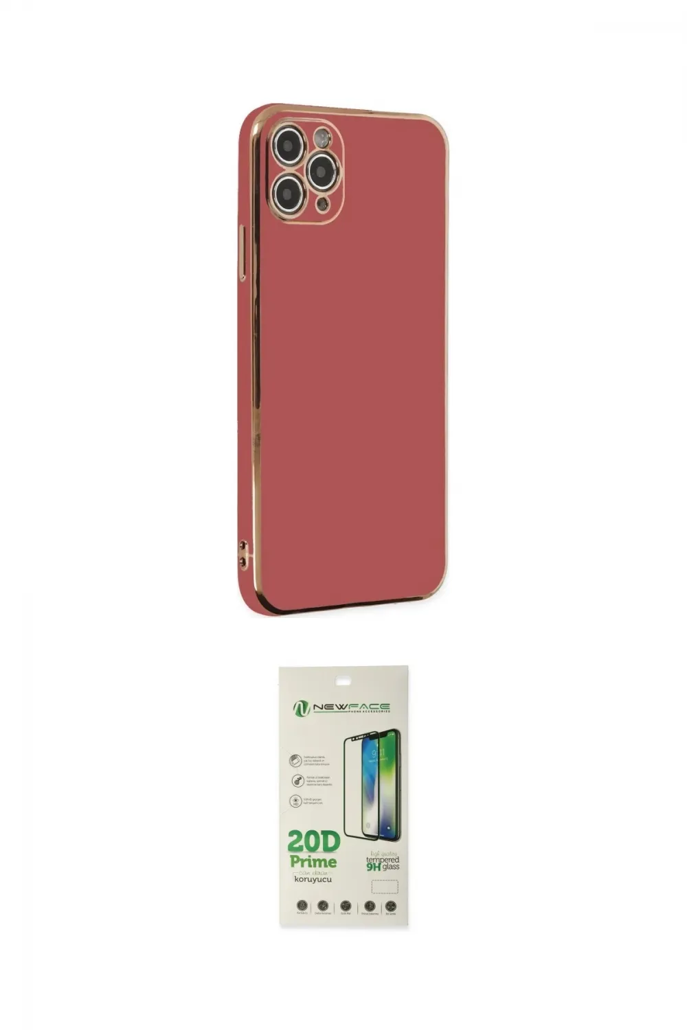 ieg™ iPhone 11 Pro Max Kılıf Yankı Serisi - Siyah 20D Premium Cam Ekran Koruyucu