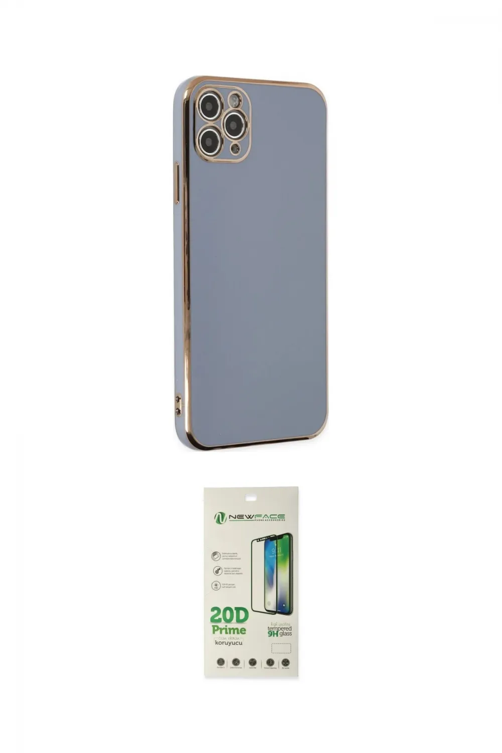 ieg™ iPhone 11 Pro Max Kılıf Yankı Serisi - Siyah 20D Premium Cam Ekran Koruyucu