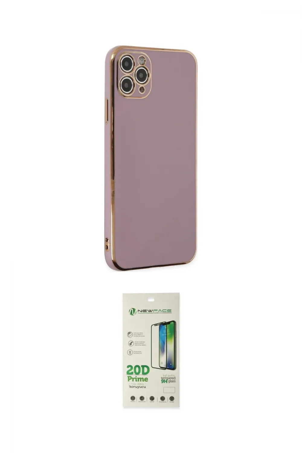 ieg™ iPhone 11 Pro Max Kılıf Yankı Serisi - Siyah 20D Premium Cam Ekran Koruyucu