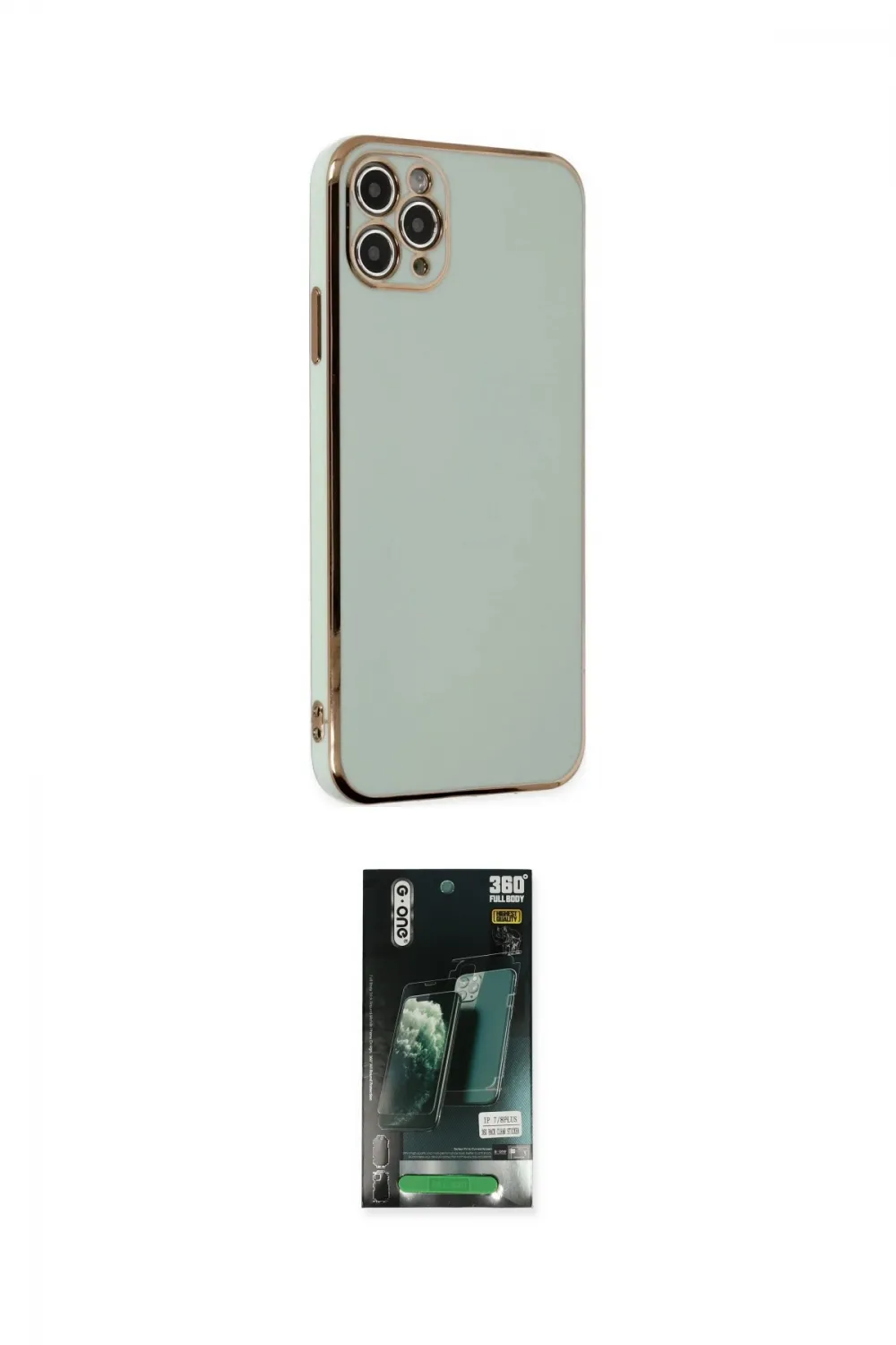 ieg™ iPhone 11 Pro Max Kılıf Yankı Serisi - Siyah 360 Mat Full Body Arka Koruyucu
