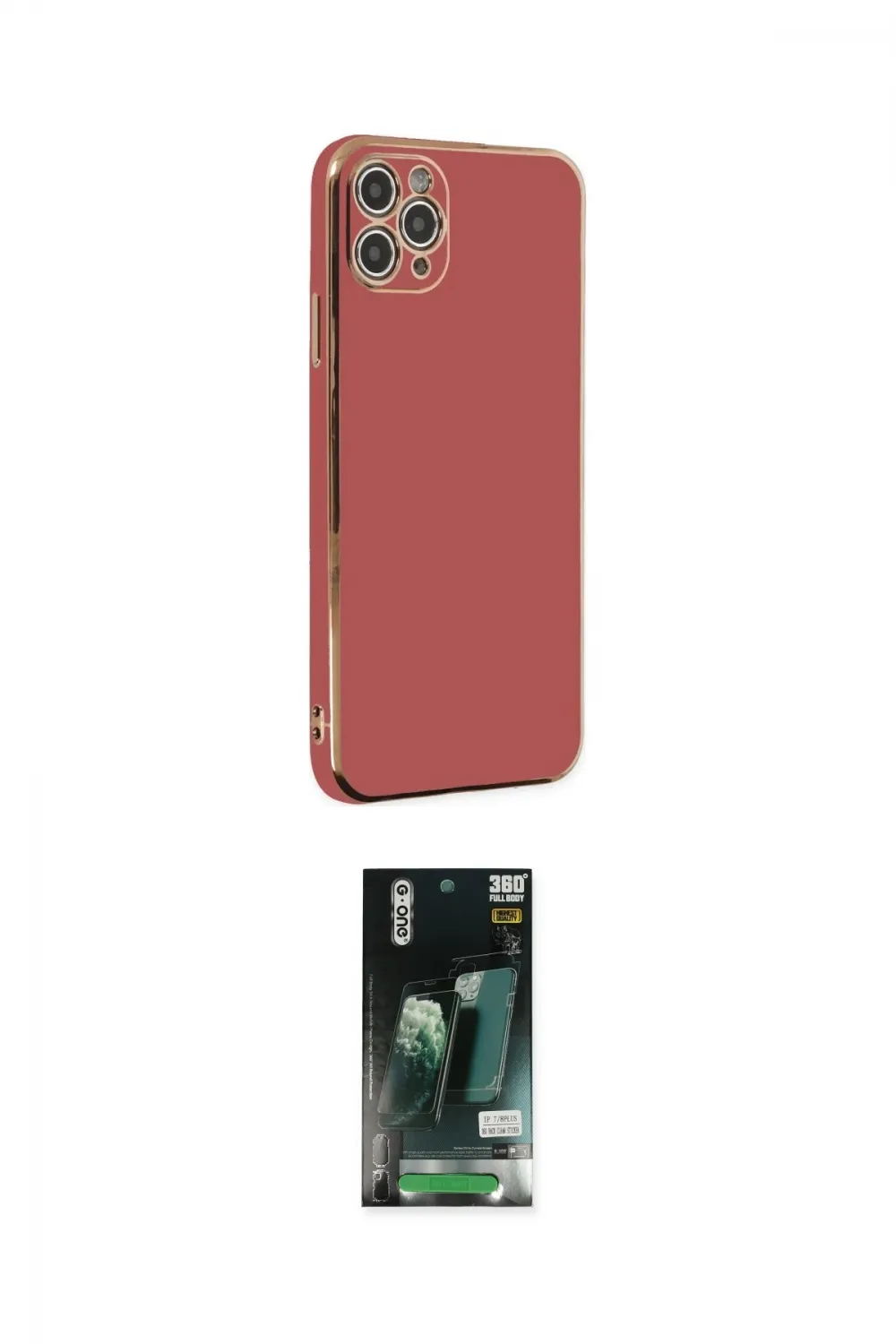 ieg™ iPhone 11 Pro Max Kılıf Yankı Serisi - Siyah 360 Mat Full Body Arka Koruyucu
