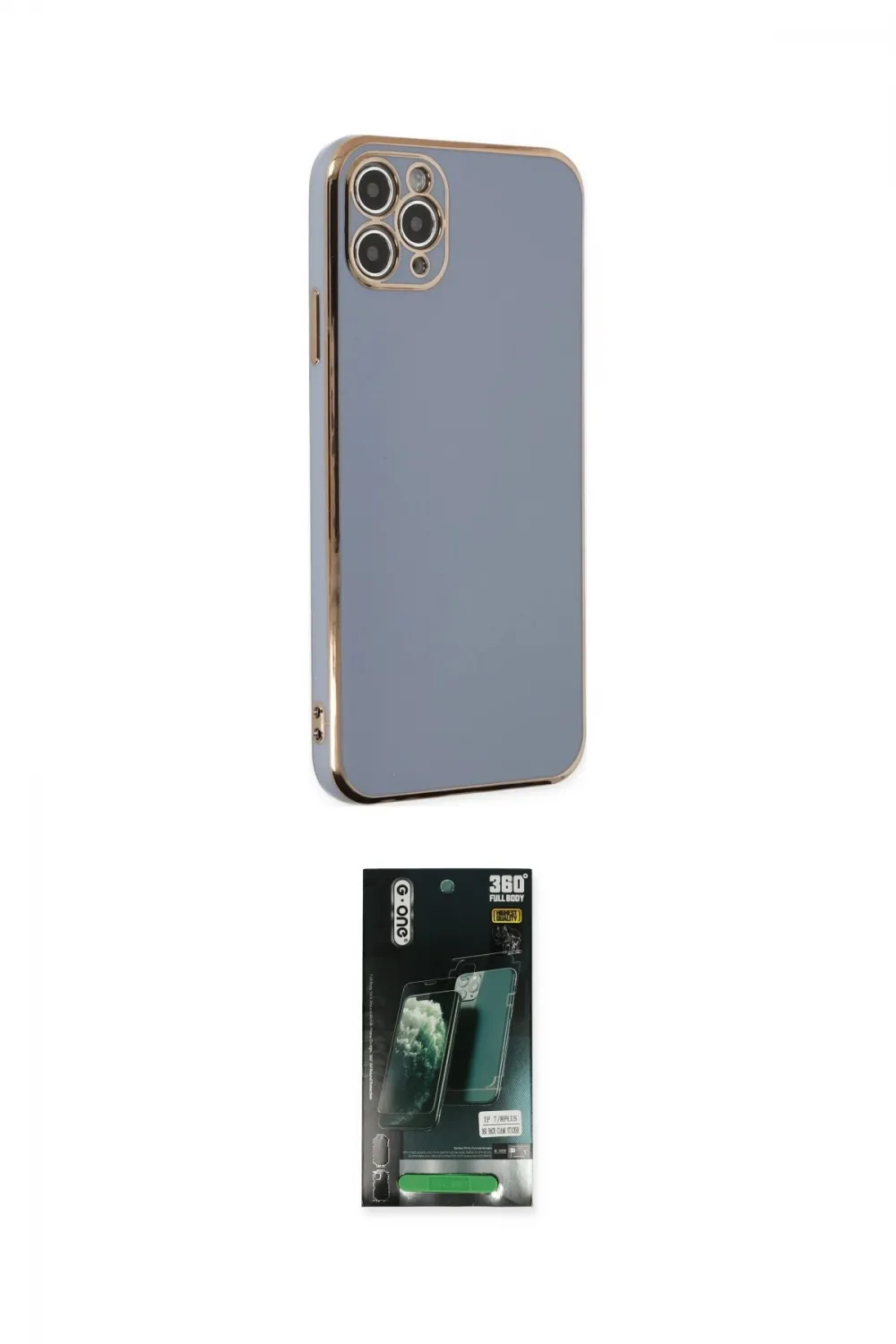 ieg™ iPhone 11 Pro Max Kılıf Yankı Serisi - Siyah 360 Mat Full Body Arka Koruyucu
