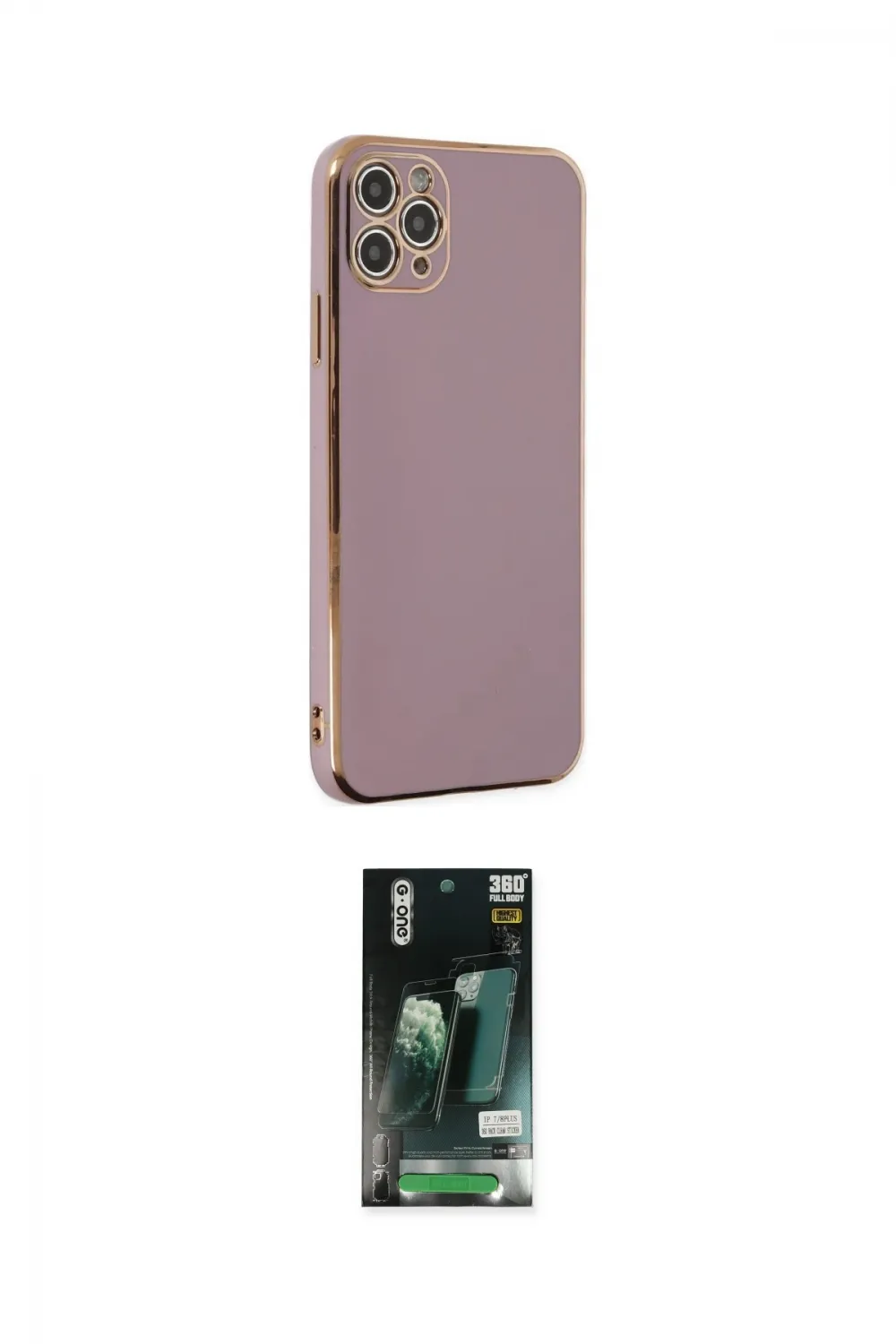 ieg™ iPhone 11 Pro Max Kılıf Yankı Serisi - Siyah 360 Mat Full Body Arka Koruyucu