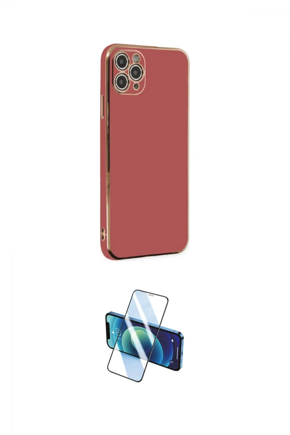 ieg™ iPhone 11 Pro Max Kılıf Yankı Serisi - Siyah 3D Antistatik Seramik Nano Ekran Koruyucu