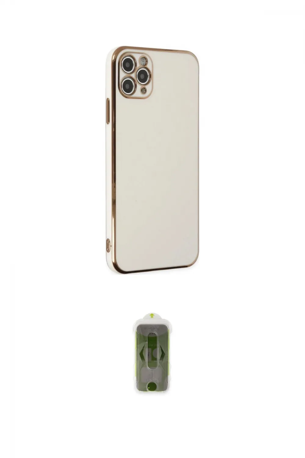 ieg™ iPhone 11 Pro Max Kılıf Yankı Serisi - Siyah Joko Magic 5D Hayalet Cam