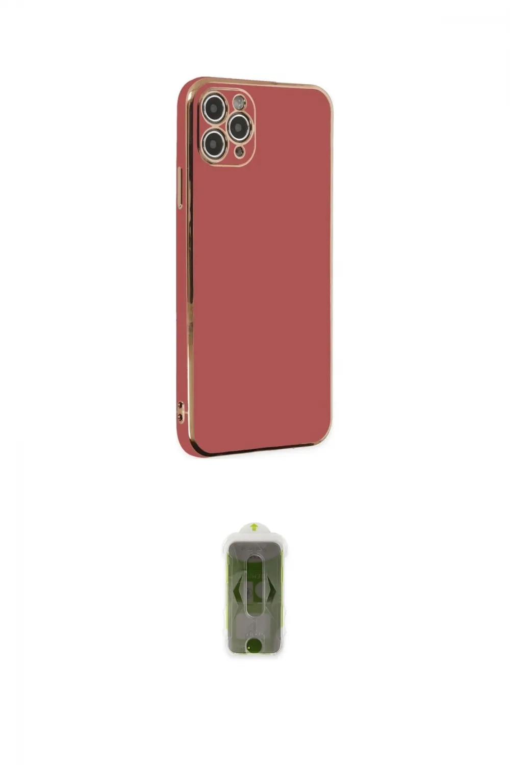 ieg™ iPhone 11 Pro Max Kılıf Yankı Serisi - Siyah Joko Magic 5D Hayalet Cam