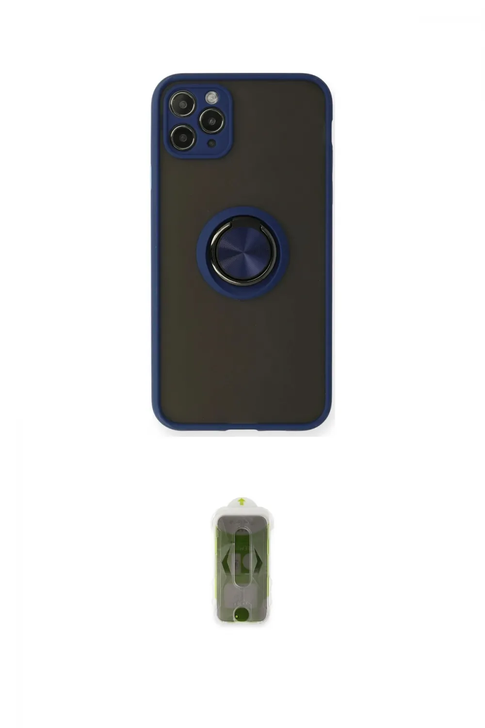 ieg™ iPhone 11 Pro Max Kılıf Yörünge Çizgi - Siyah Joko Magic 5D Hayalet Cam