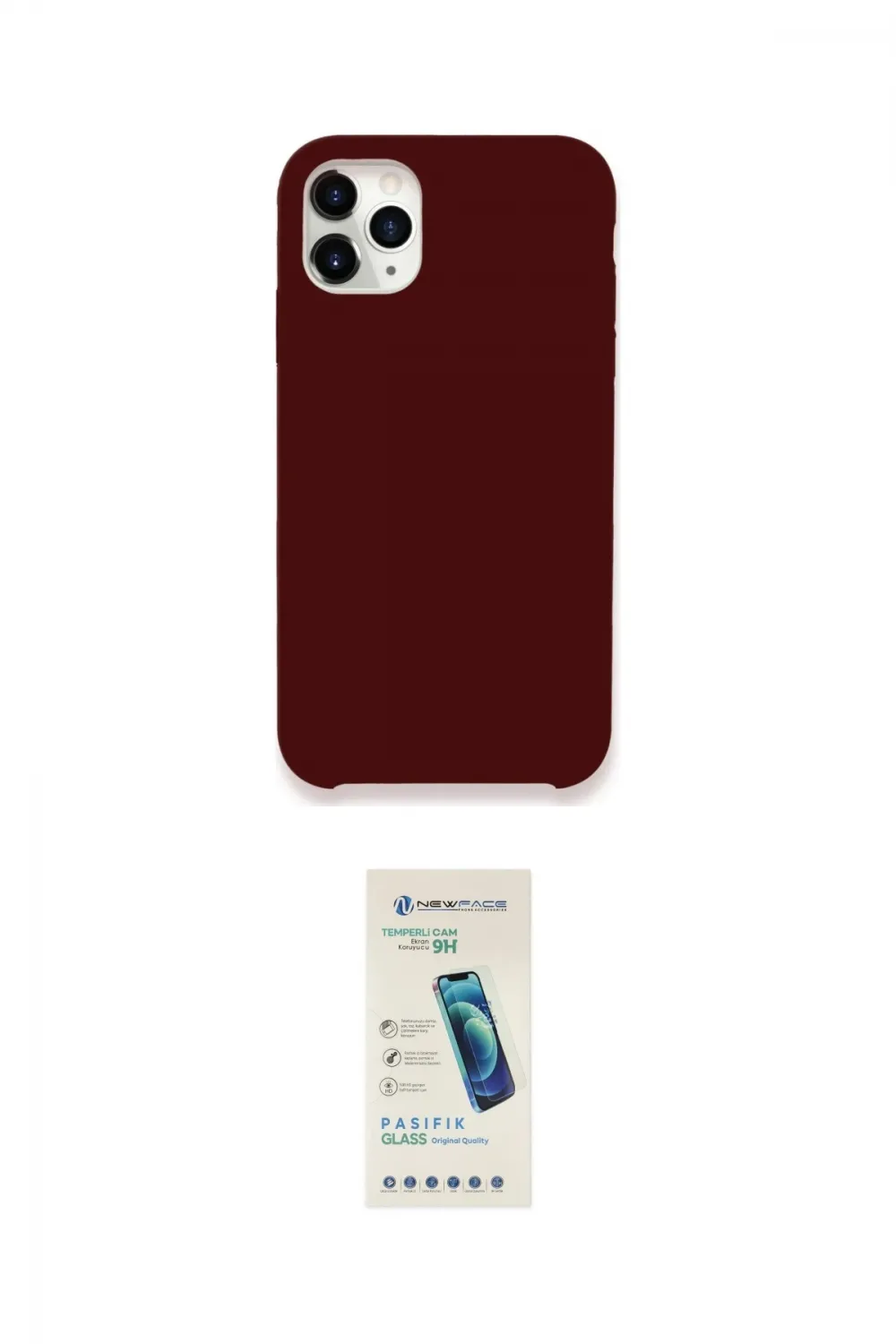 ieg™ iPhone 11 Pro Max Kılıf Zirve Modern Özel Seri - Şeffaf Pasifik Cam Ekran Koruyucu