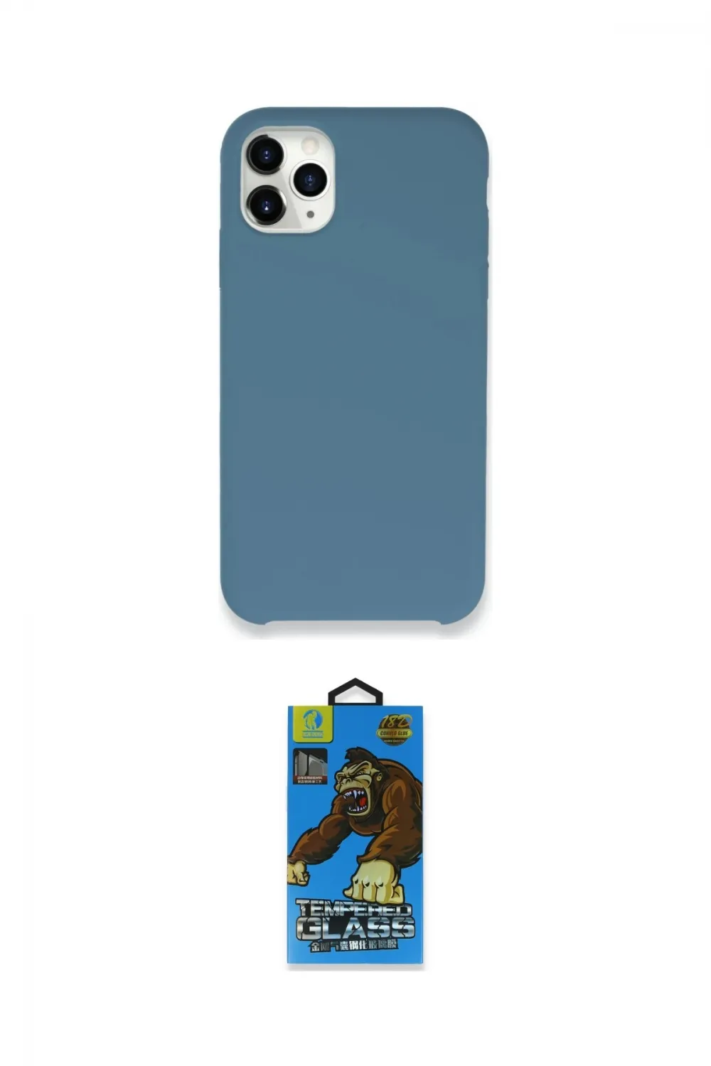 ieg™ iPhone 11 Pro Max Kılıf Zirve Modern Özel Seri - Siyah 18D Cam Ekran Koruyucu