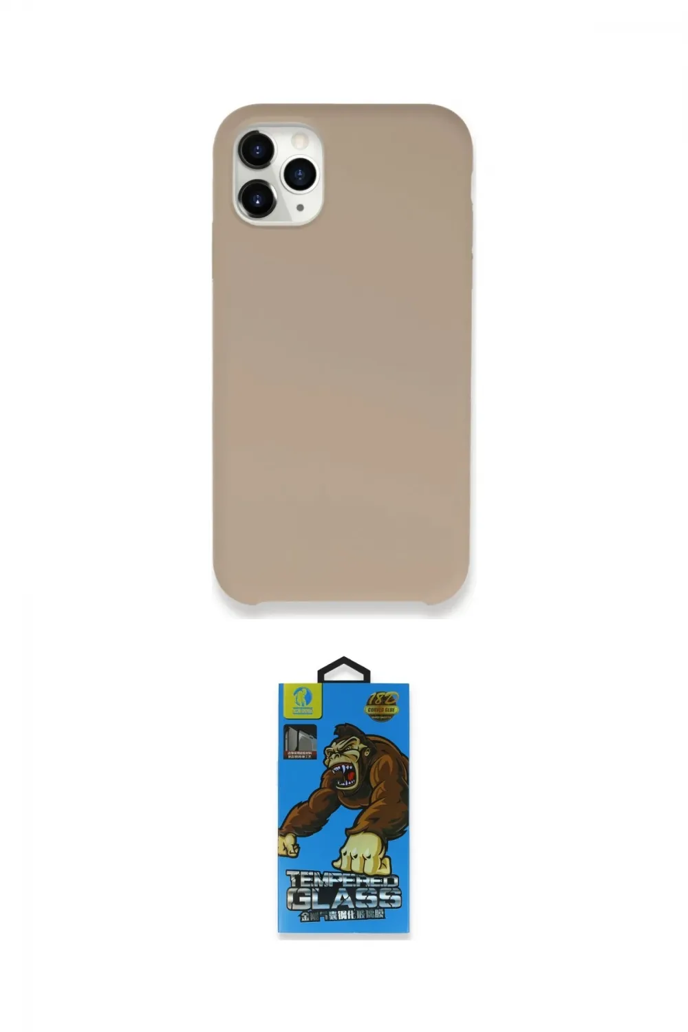 ieg™ iPhone 11 Pro Max Kılıf Zirve Modern Özel Seri - Siyah 18D Cam Ekran Koruyucu