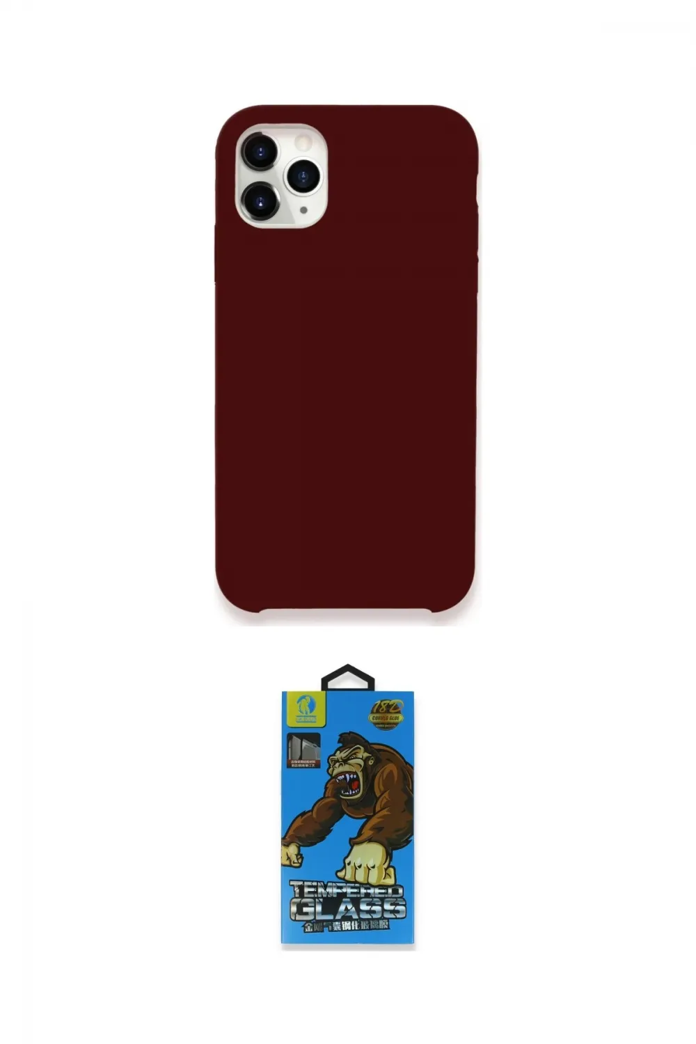 ieg™ iPhone 11 Pro Max Kılıf Zirve Modern Özel Seri - Siyah 18D Cam Ekran Koruyucu