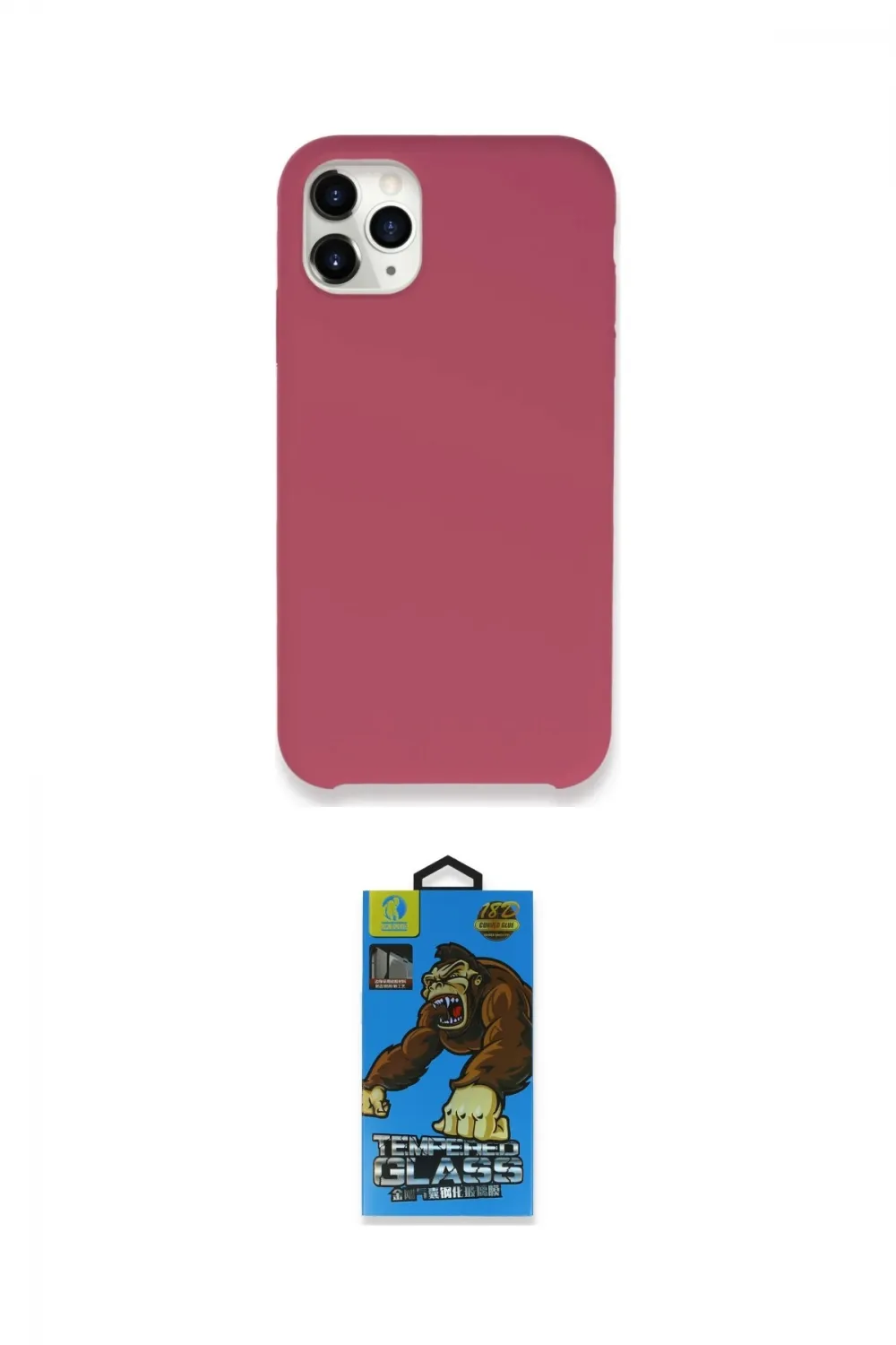 ieg™ iPhone 11 Pro Max Kılıf Zirve Modern Özel Seri - Siyah 18D Cam Ekran Koruyucu