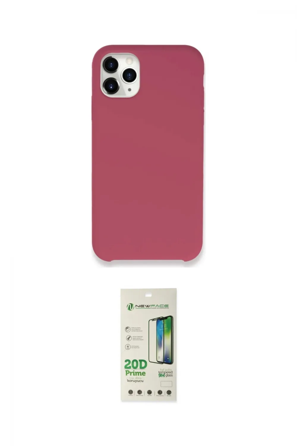 ieg™ iPhone 11 Pro Max Kılıf Zirve Modern Özel Seri - Siyah 20D Premium Cam Ekran Koruyucu