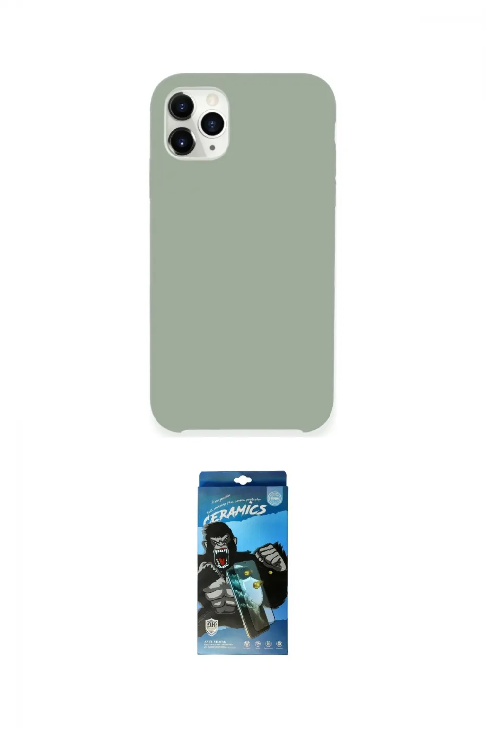 ieg™ iPhone 11 Pro Max Kılıf Zirve Modern Özel Seri - Siyah 34D Izgaralı Cam