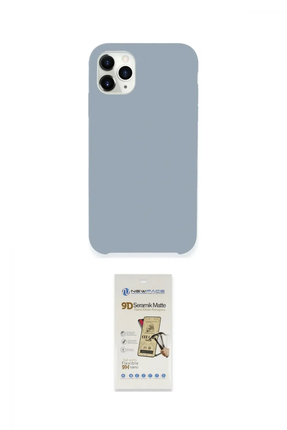 ieg™ iPhone 11 Pro Max Kılıf Zirve Modern Özel Seri - Siyah Mat Seramik Nano Ekran Koruyucu
