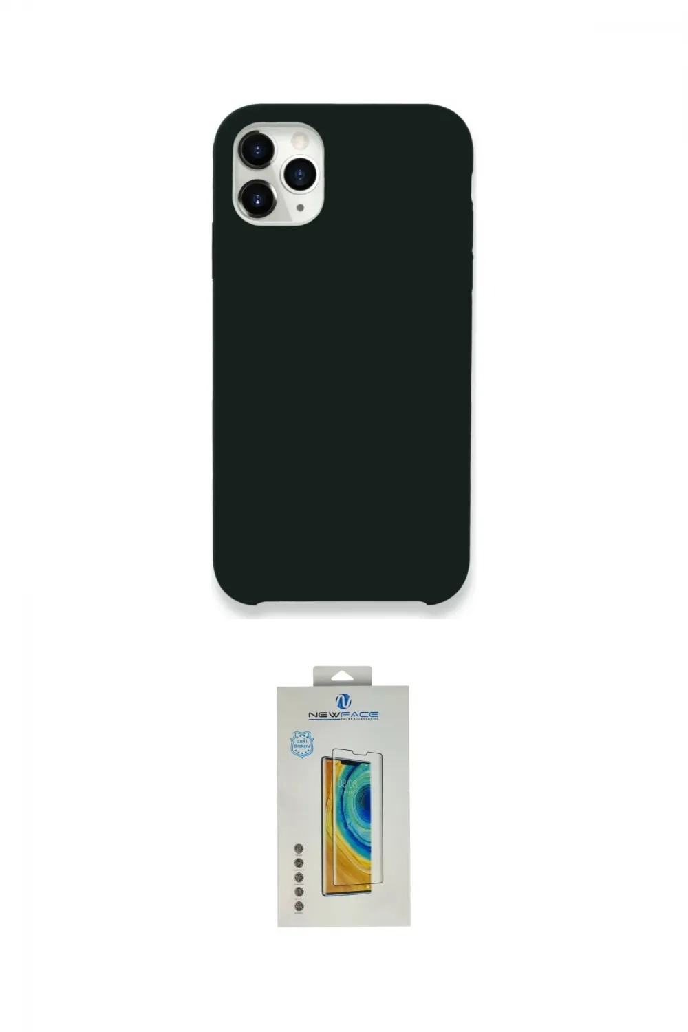 ieg™ iPhone 11 Pro Max Kılıf Zirve Modern Özel Seri - Siyah Polymer Nano Ekran Koruyucu