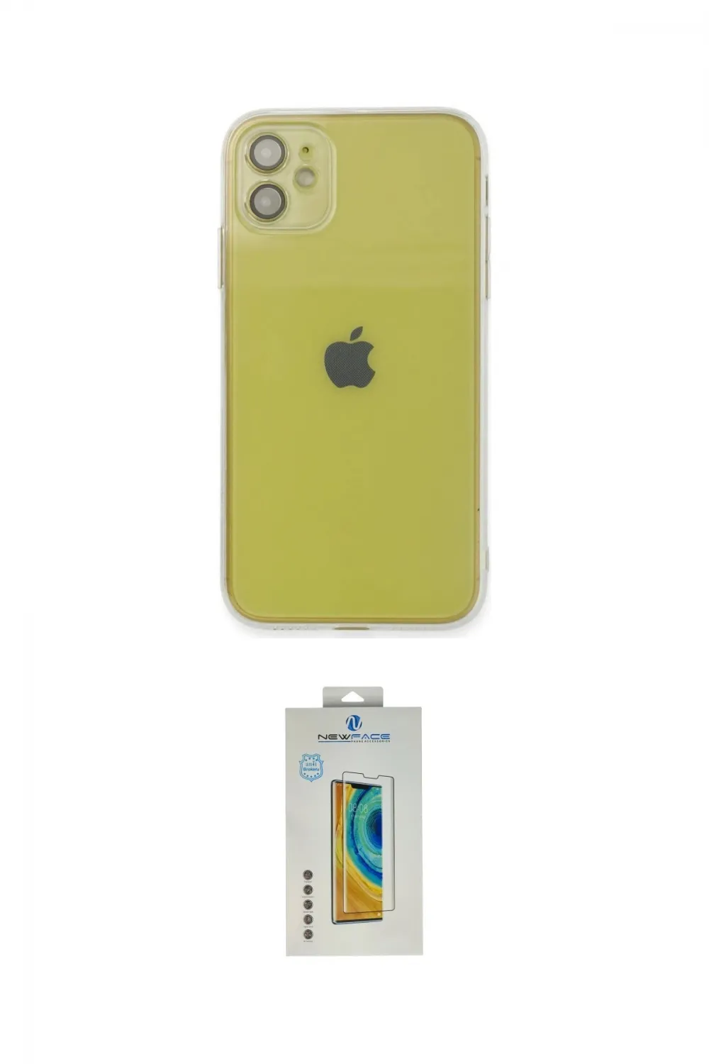 ieg™ iPhone 12 Kılıf Ahenk Doku - Siyah Polymer Nano Ekran Koruyucu