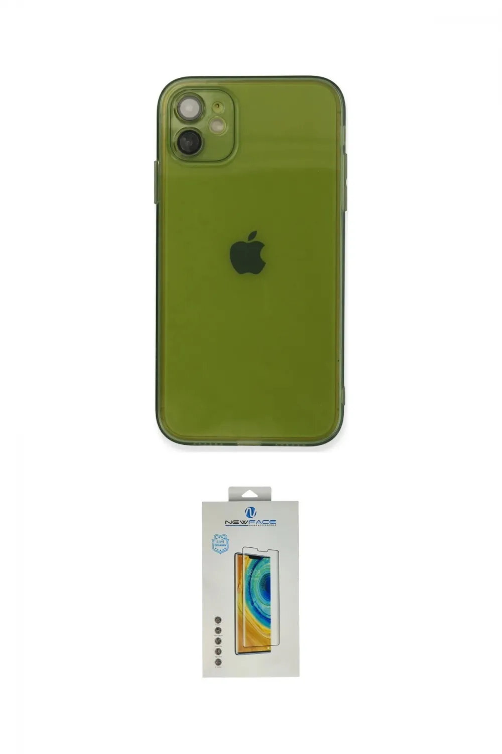 ieg™ iPhone 12 Kılıf Ahenk Doku - Siyah Polymer Nano Ekran Koruyucu