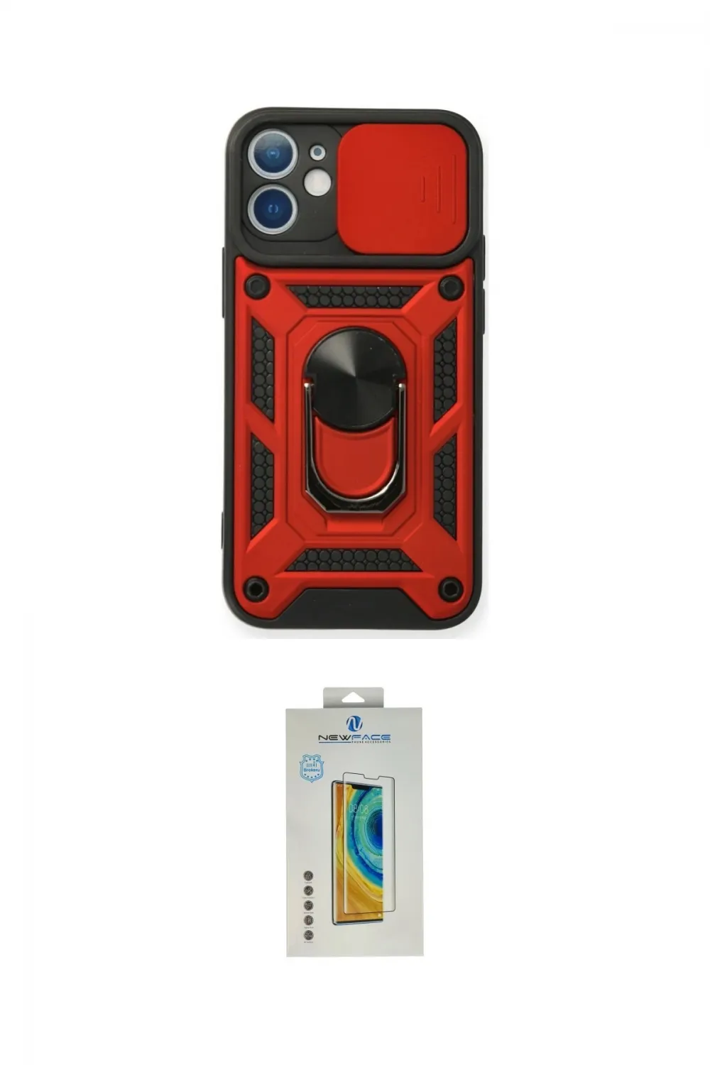 ieg™ iPhone 12 Kılıf Ahenk Klasik - Siyah Polymer Nano Ekran Koruyucu