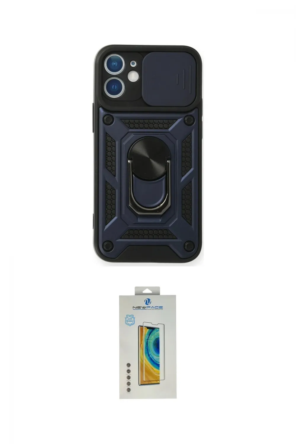ieg™ iPhone 12 Kılıf Ahenk Klasik - Siyah Polymer Nano Ekran Koruyucu