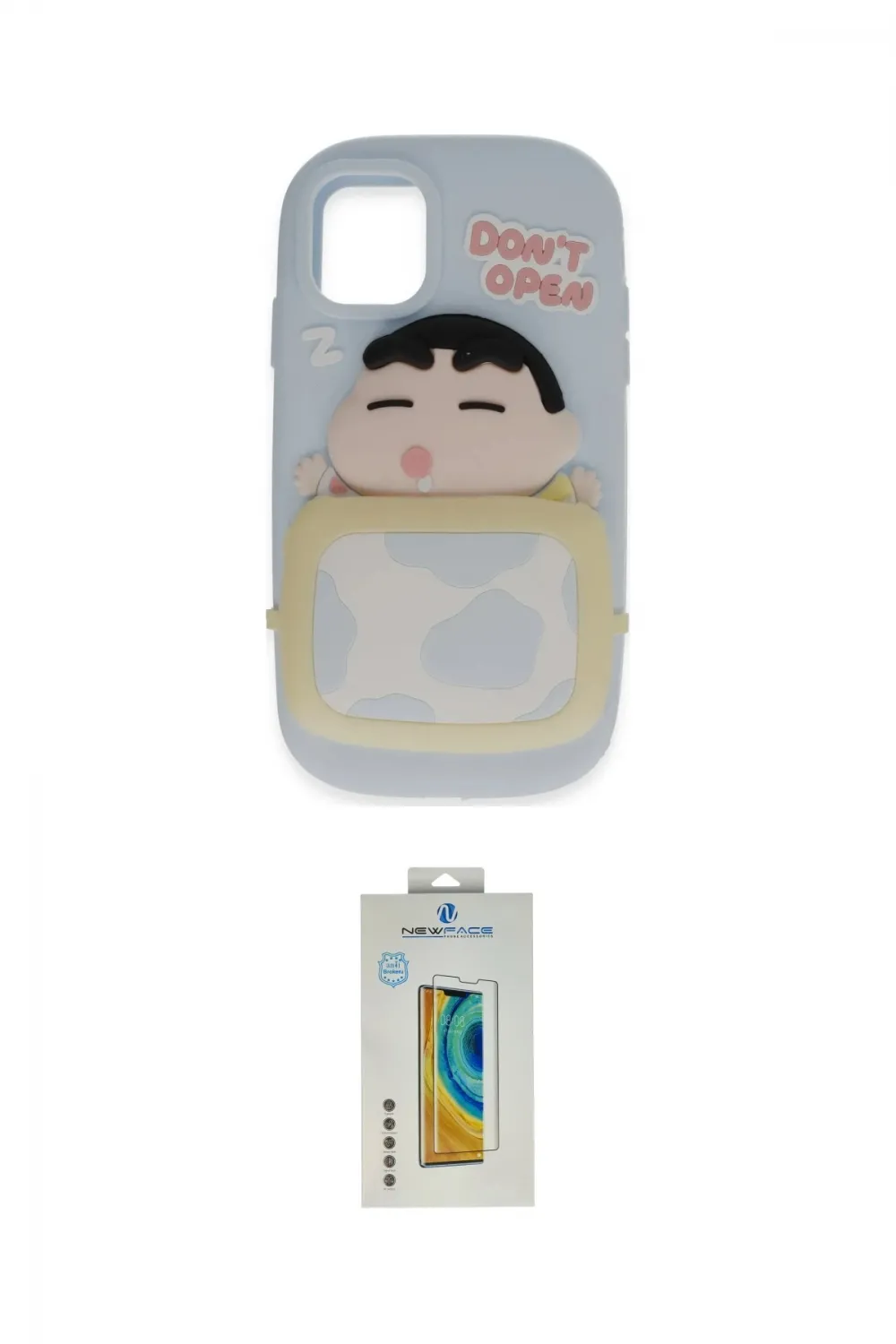 ieg™ iPhone 12 Kılıf Akış Yansıma - Siyah Polymer Nano Ekran Koruyucu