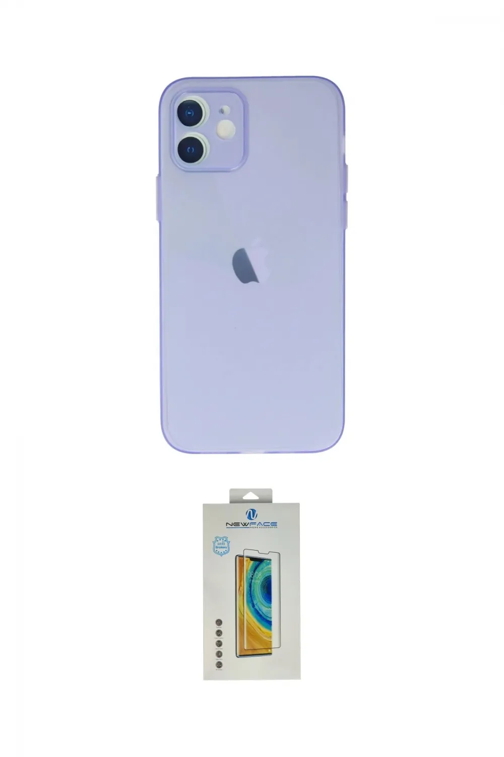 ieg™ iPhone 12 Kılıf Atlas Minimal Prime - Siyah Polymer Nano Ekran Koruyucu