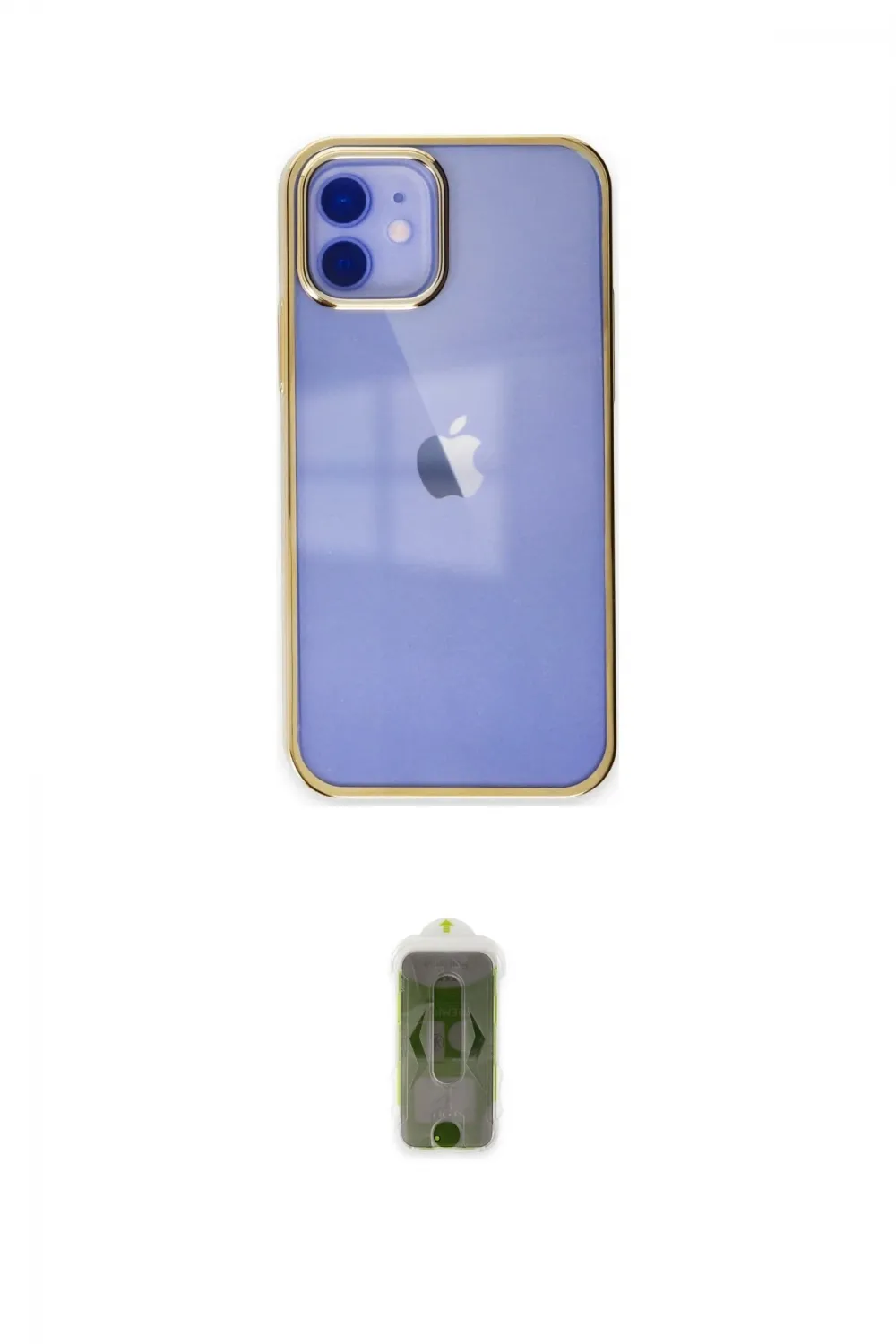 ieg™ iPhone 12 Kılıf Doruk Doku Prime - Siyah Joko Magic 5D Hayalet Cam