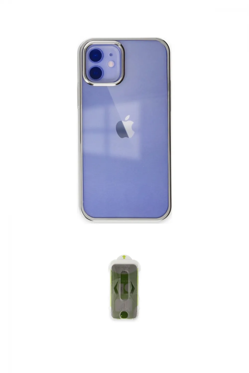 ieg™ iPhone 12 Kılıf Doruk Doku Prime - Siyah Joko Magic 5D Hayalet Cam