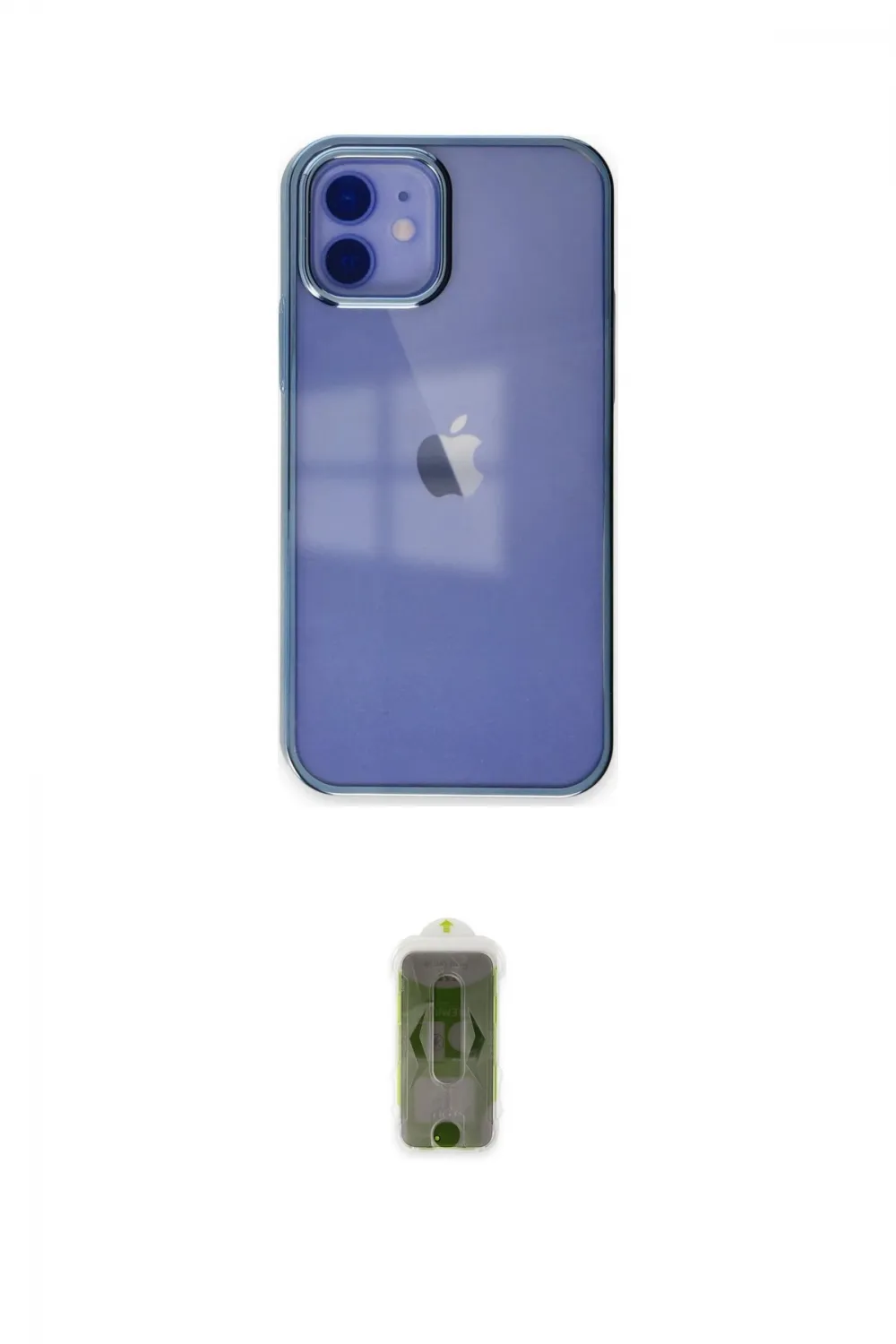 ieg™ iPhone 12 Kılıf Doruk Doku Prime - Siyah Joko Magic 5D Hayalet Cam