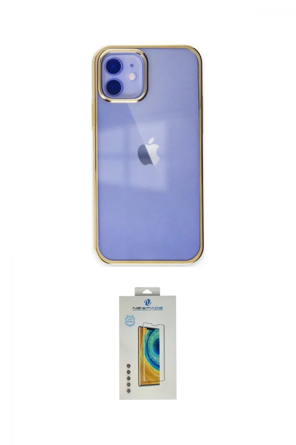 ieg™ iPhone 12 Kılıf Doruk Doku Prime - Siyah Polymer Nano Ekran Koruyucu