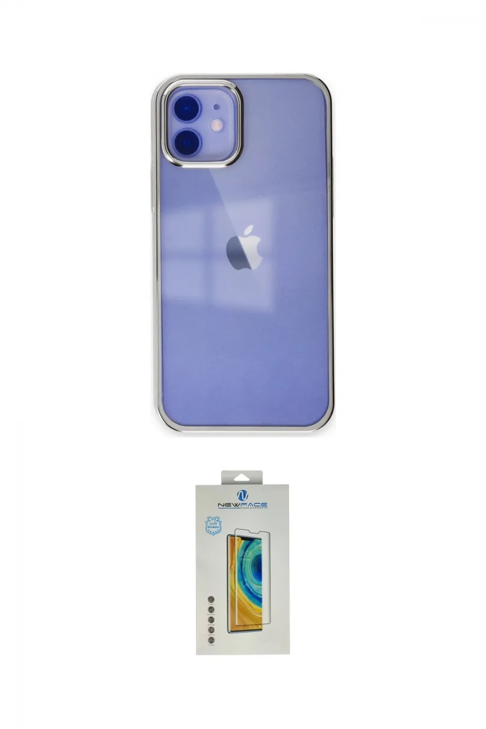 ieg™ iPhone 12 Kılıf Doruk Doku Prime - Siyah Polymer Nano Ekran Koruyucu