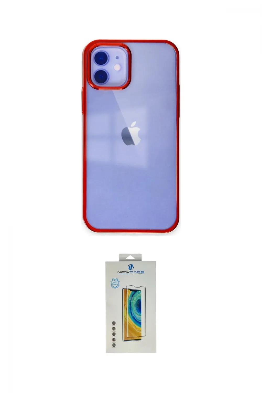 ieg™ iPhone 12 Kılıf Doruk Doku Prime - Siyah Polymer Nano Ekran Koruyucu