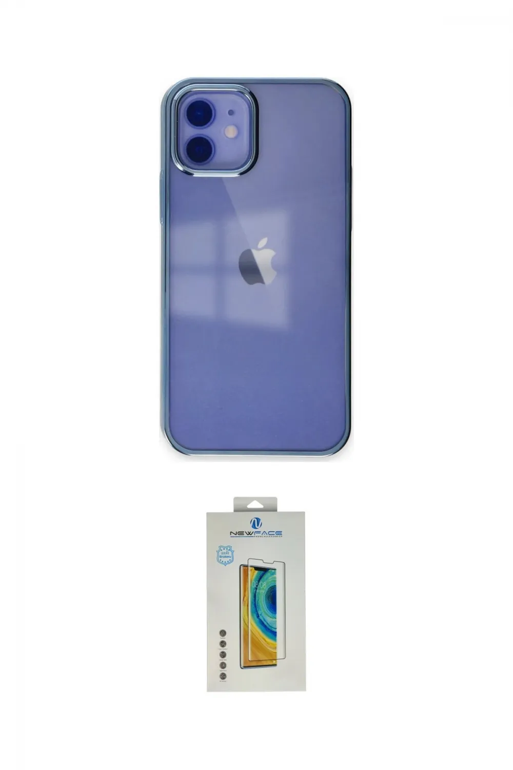 ieg™ iPhone 12 Kılıf Doruk Doku Prime - Siyah Polymer Nano Ekran Koruyucu