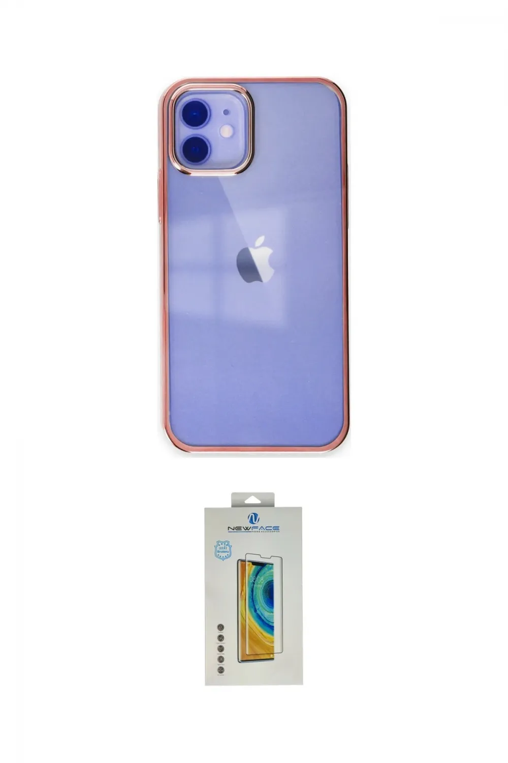 ieg™ iPhone 12 Kılıf Doruk Doku Prime - Siyah Polymer Nano Ekran Koruyucu
